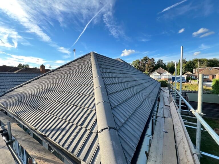 Slate roof installed by Aulakh Roofing